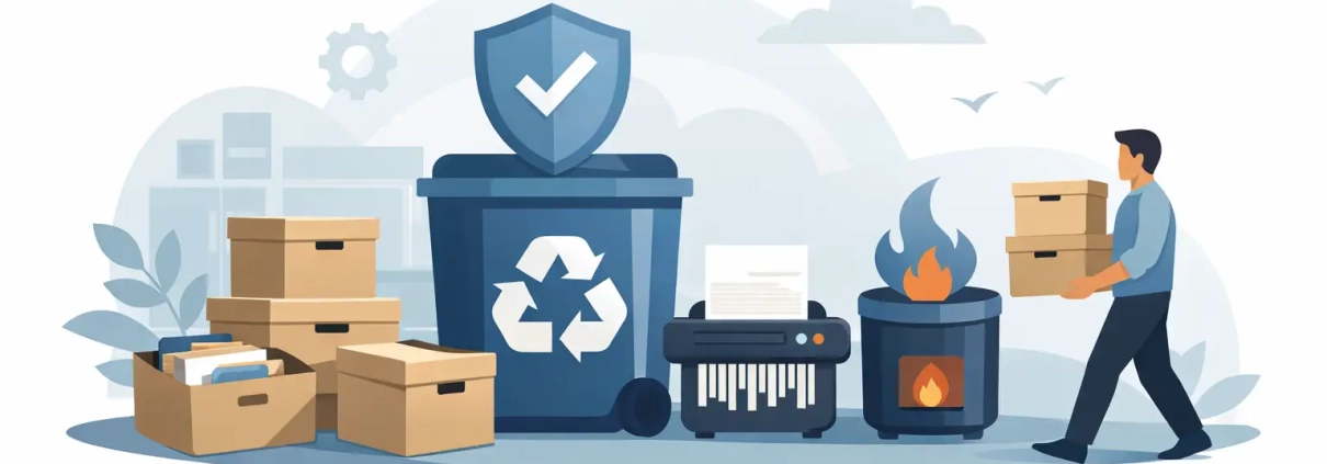 How to Dispose Archive Boxes Without Risk