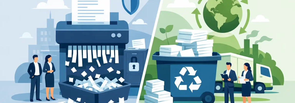 Paper Shredding vs Paper Recycling for Businesses