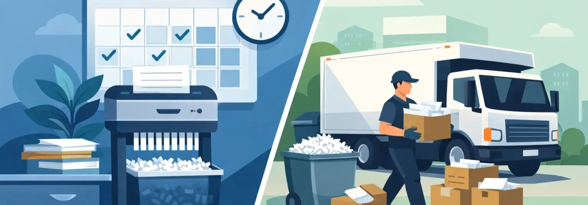 Scheduled vs One Off Shredding: Which Fits?