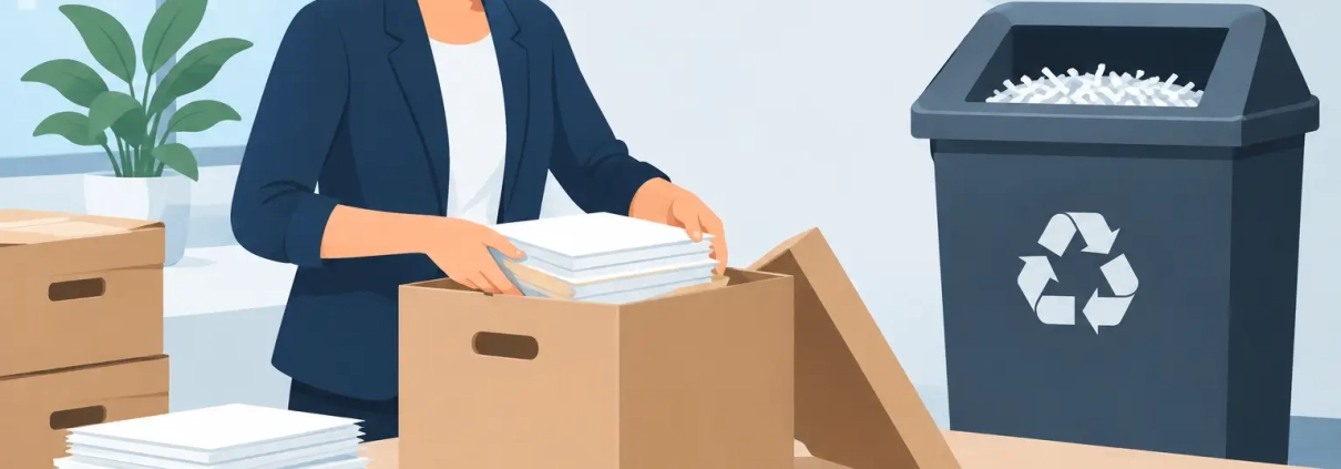 How to Prepare Archive Boxes for Secure Disposal