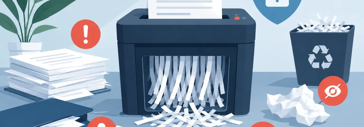 8 Document Shredding Errors That Put Data at Risk